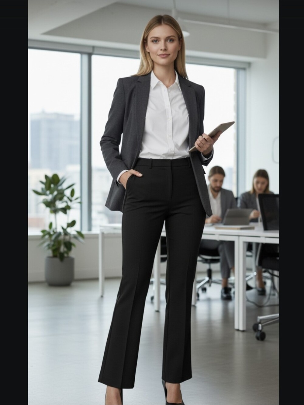 Tory Burch Women's Black Dress Pants